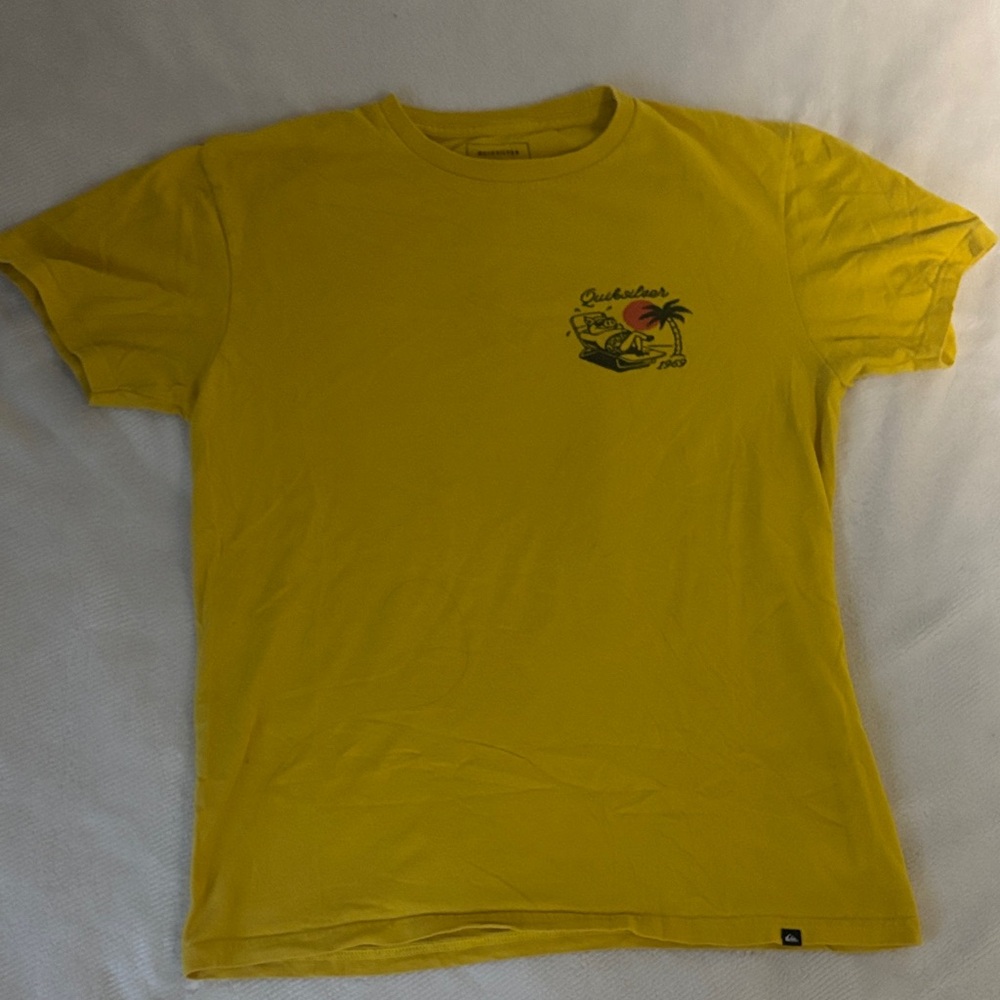 Quiksilver Men's Vibrant Yellow Tee